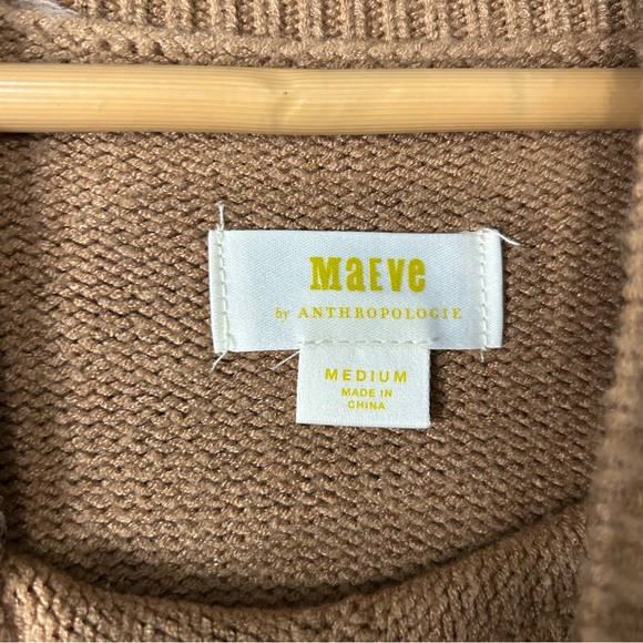 Anthropologie Maeve Camel Brown Sweater - Picture 3 of 7